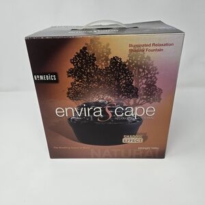 Homedics Envirascape Shadow Fountain - Midnight Black